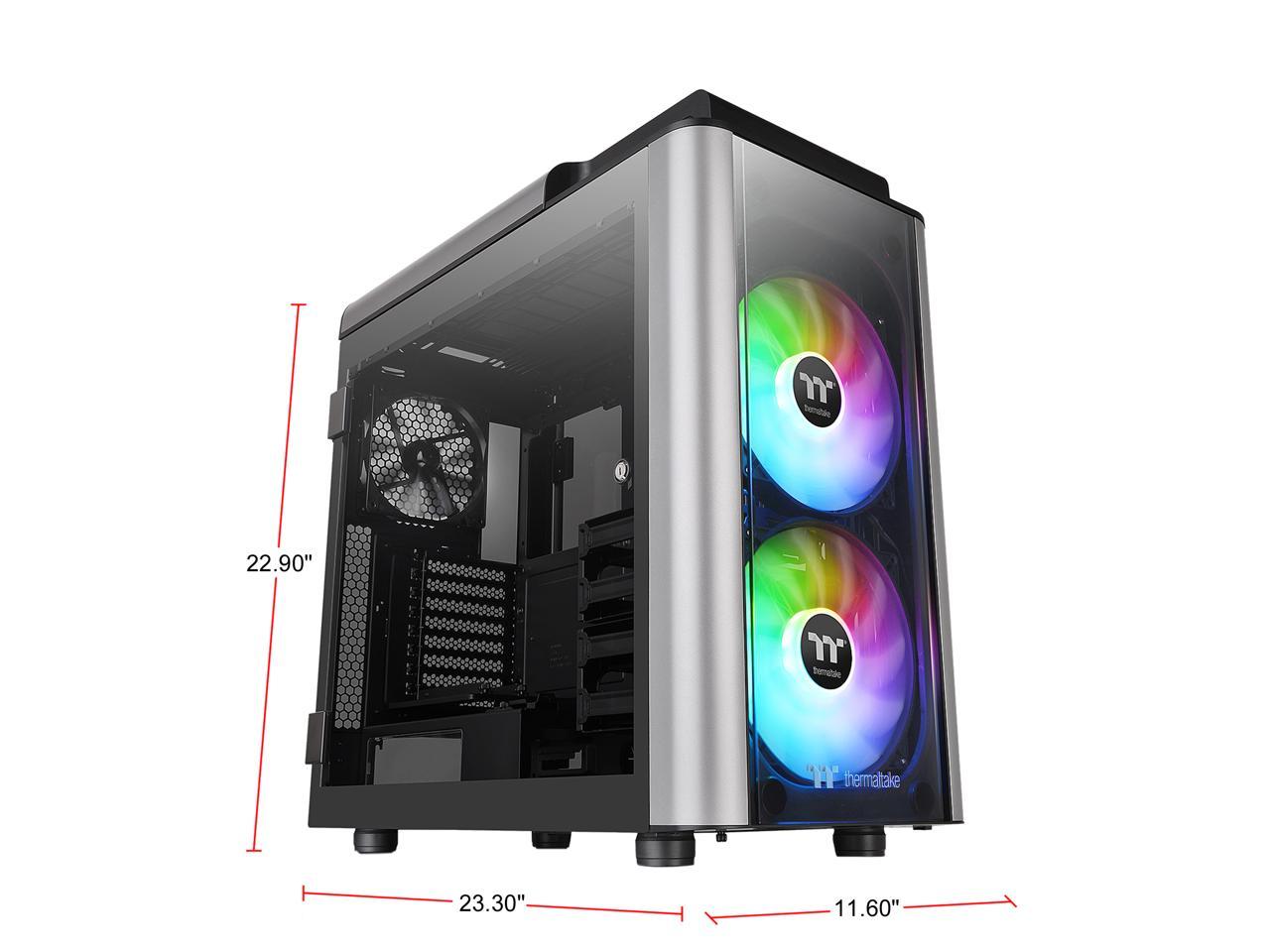 Thermaltake Level 20 GT ARGB CA-1K9-00F1WN-02 Black / Silver SPCC / Tempered Glass E-ATX Full Tower Case Full Tower Chassis