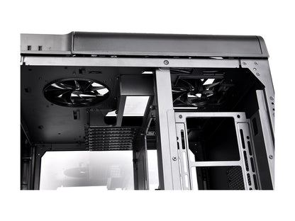 Thermaltake Level 20 HT Black Edition 4 Tempered Glass Type-C Fully Modular E-ATX Full Tower Computer Chassis with 2 x 140mm Top Fan Pre-Installed CA-1P6-00F1WN-00