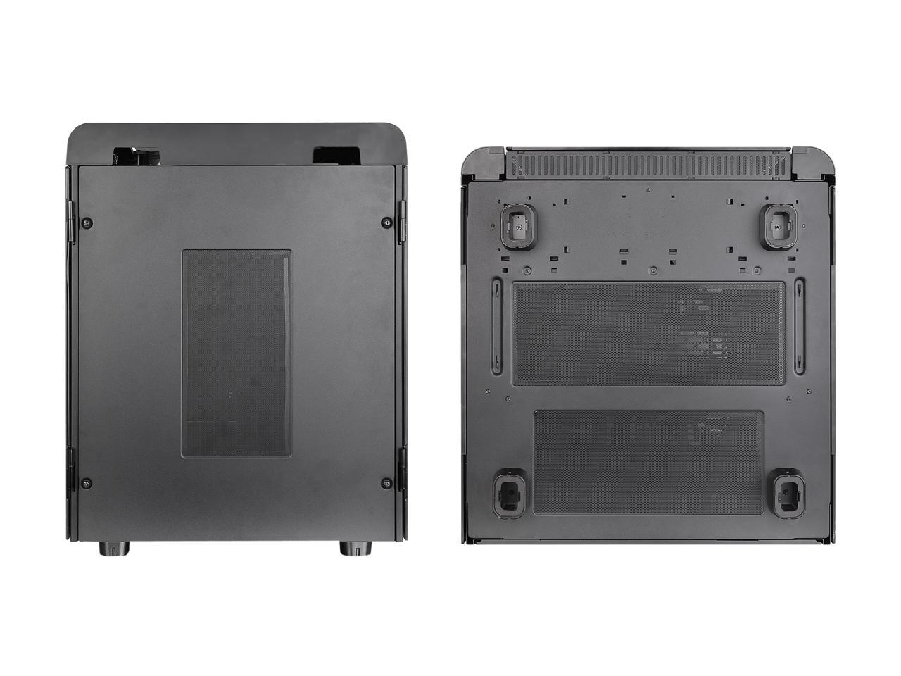 Thermaltake Level 20 HT Black Edition 4 Tempered Glass Type-C Fully Modular E-ATX Full Tower Computer Chassis with 2 x 140mm Top Fan Pre-Installed CA-1P6-00F1WN-00