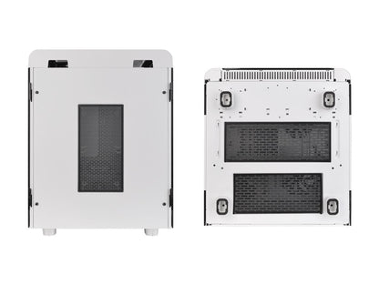 Thermaltake Level 20 HT Snow Edition 4 Tempered Glass Type-C Fully Modular E-ATX Full Tower Computer Chassis with 2 x 140mm Top Fan Pre-Installed CA-1P6-00F6WN-00