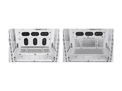 Thermaltake Level 20 HT Snow Edition 4 Tempered Glass Type-C Fully Modular E-ATX Full Tower Computer Chassis with 2 x 140mm Top Fan Pre-Installed CA-1P6-00F6WN-00