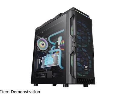 Thermaltake Level 20 RS Motherboard Sync ARGB ATX Mid Tower Gaming Computer Case with 2 200mm ARGB 5V Motherboard Sync RGB Fans + 140mm Black Rear Fan Pre-Installed CA-1P8-00M1WN-00