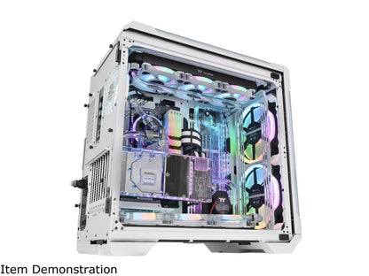 Thermaltake View 51 Snow Motherboard Sync ARGB E-ATX Full Tower Gaming Computer Case with 2 200mm ARGB 5V Motherboard Sync RGB Fans + 140mm Black Rear Fan Pre-Installed CA-1Q6-00M6WN-00