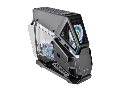 Thermaltake AH T600 Helicopter Styled Open Frame Tempered Glass Swing Door E-ATX Full Tower Case CA-1Q4-00M1WN-00