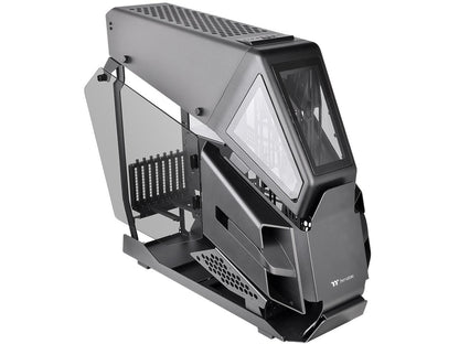 Thermaltake AH T600 Helicopter Styled Open Frame Tempered Glass Swing Door E-ATX Full Tower Case CA-1Q4-00M1WN-00