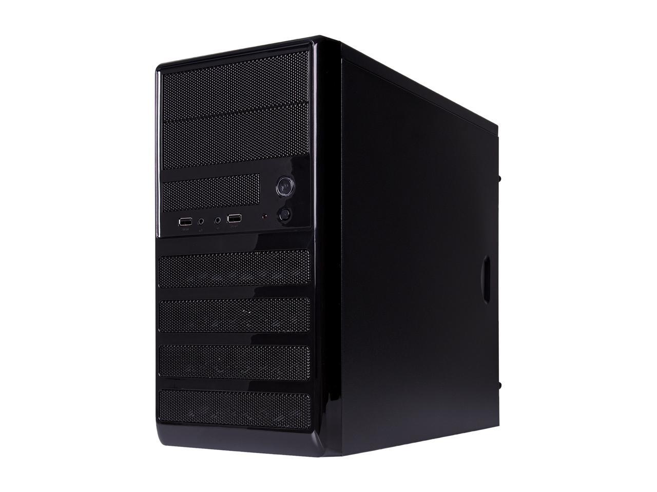 Rosewill RANGER-M - Dual-Fan Micro ATX Mini Tower Computer Case with Blue LED Lighting