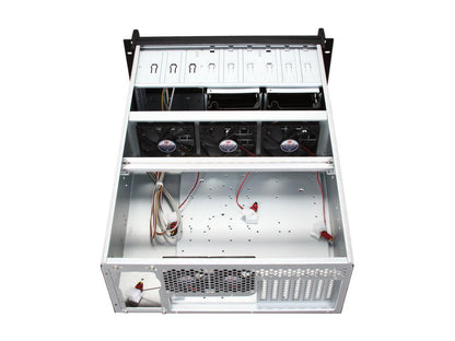 Rosewill RSV-L4000 - 4U Rackmount Server Case / Chassis - 8 Internal Bays, 7 Cooling Fans Included