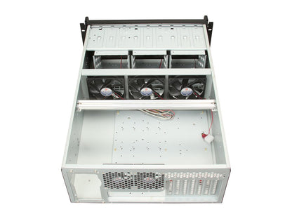 Rosewill RSV-L4500 - Server Case or Chassis, 4U Rackmount - 15 x Internal Bays, 8 x Cooling Fans Included