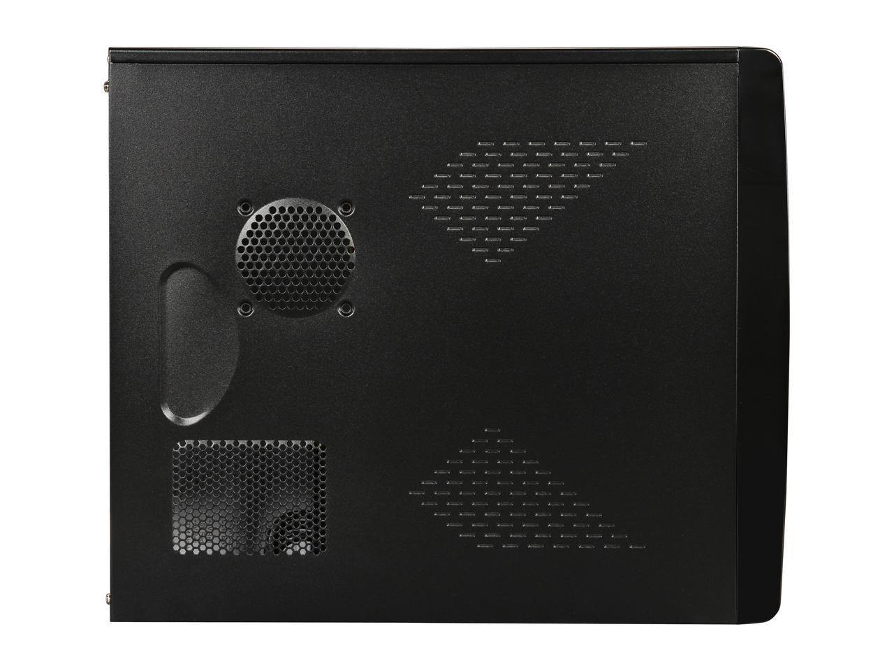 Rosewill - Black, Hot-Dipped Galvanized Steel ATX Mid Tower Computer Case with 500W Power Supply - R536-BK