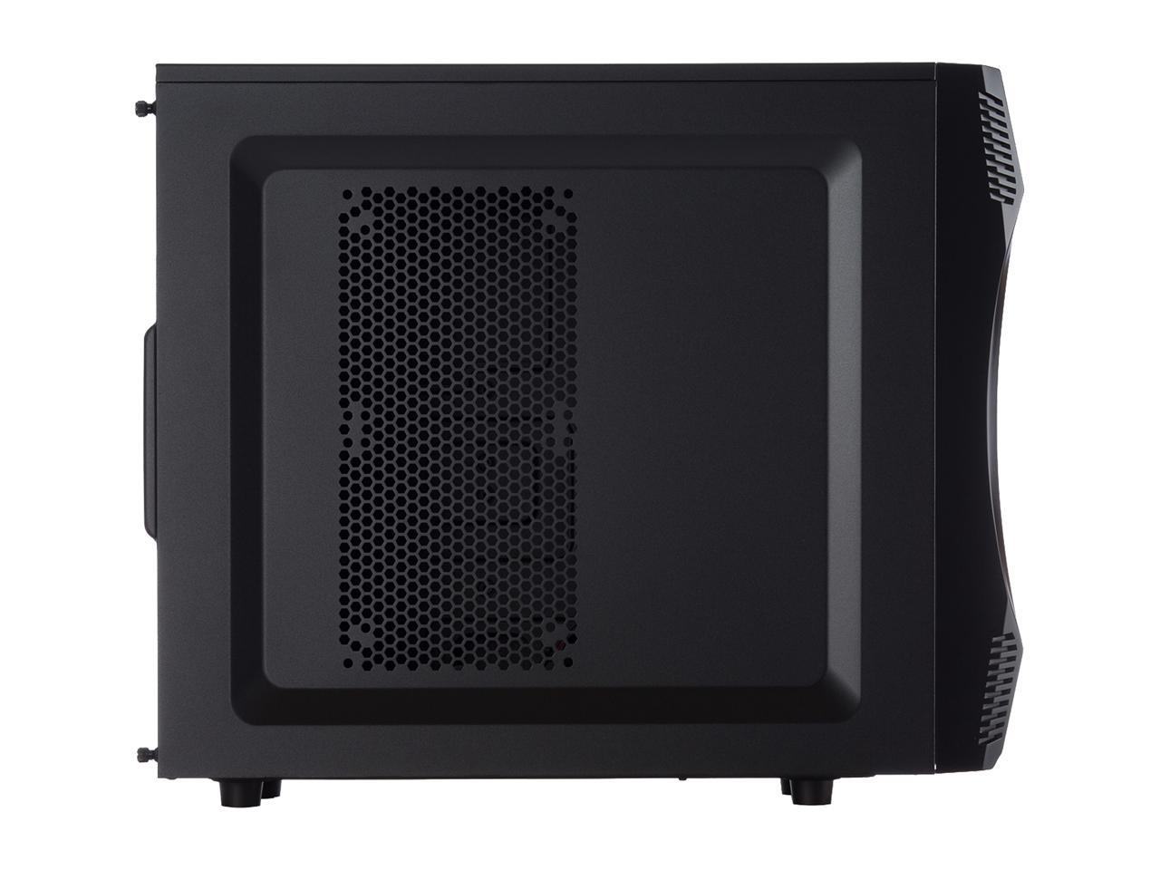 Rosewill ATX Mid Tower Gaming Computer Case, Latching Tool-less Design of Drive Bays, Support up to 5 Fans - CHALLENGER S