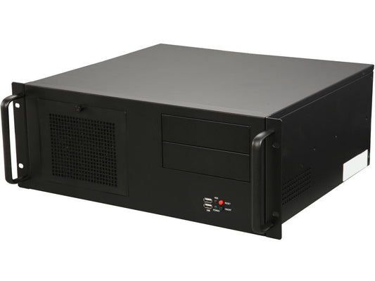 Rosewill RSV-R4100 - 4U Rackmount Server Case / Chassis - 8 Internal Bays, 2 Included Cooling Fans