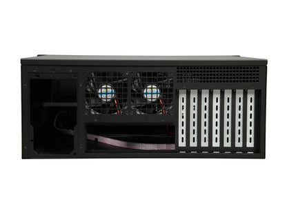 Rosewill RSV-R4100 - 4U Rackmount Server Case / Chassis - 8 Internal Bays, 2 Included Cooling Fans