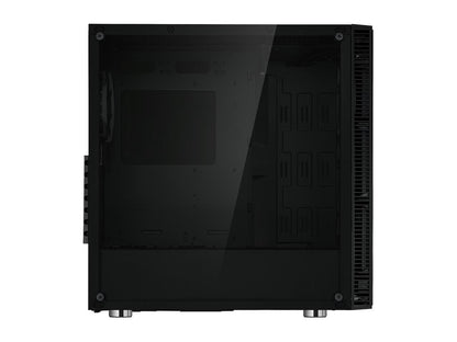 Rosewill ATX Mid Tower Gaming PC Computer Case with Dual Ring RGB LED Fans, 360mm Water Cooling Radiator Support, Tempered Glass and Steel, USB 3.0 - CULLINAN V500 RGB