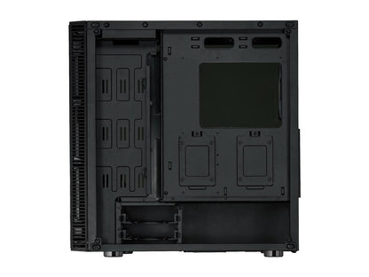 Rosewill ATX Mid Tower Gaming PC Computer Case with Dual Ring Red LED Fans, 360mm Water Cooling Radiator Support, Tempered Glass and Steel, USB 3.0 - CULLINAN V500 Red