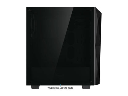 Rosewill ATX Mid Tower Gaming PC Computer Case with Front Mesh Ventilation, Tempered Glass/Steel, Includes 4 x 120mm RGB LED Fans, 240mm AIO Liquid Cooler up to 360mm Support, USB 3.0 - SPECTRA X