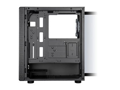 Rosewill PRISM M ATX Mid Tower Gaming PC Computer Case w/ RGB Fan, 10 Backlit Modes, LED Light Strip Patterned Front Panel, 240mm AIO Support, EATX Support, Bottom Mount PSU & HDD/SSD, Tempered Glass