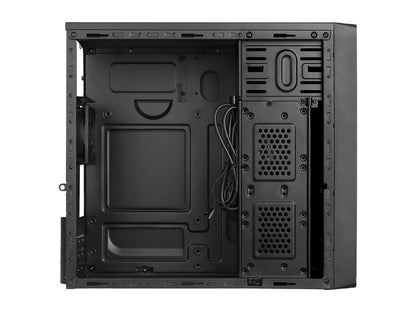 Rosewill SRM-01B Micro ATX Mini Tower Desktop PC Computer Case with Pre-Installed 80mm Case Fan, USB 3.0
