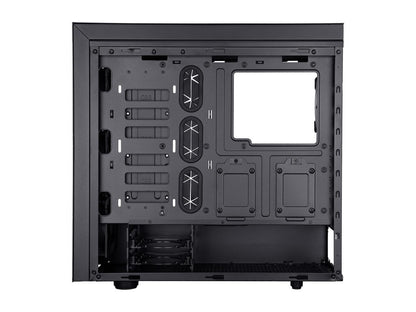 Rosewill PRISM T ATX Mid Tower Gaming PC Computer Case with Tempered Glass, 4 Pre-Installed 120mm Fans, 420mm / 360mm / 240mm Radiator Support, EATX Support, Bottom Mount PSU Shroud and HDD / SSD
