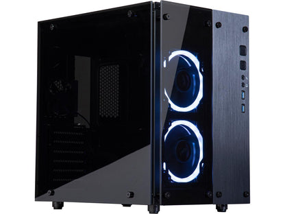 Rosewill Cullinan PX RGB Cube Mini ITX/ MicroATX/ ATX Mid Tower Gaming PC Computer Case, RGB Fans