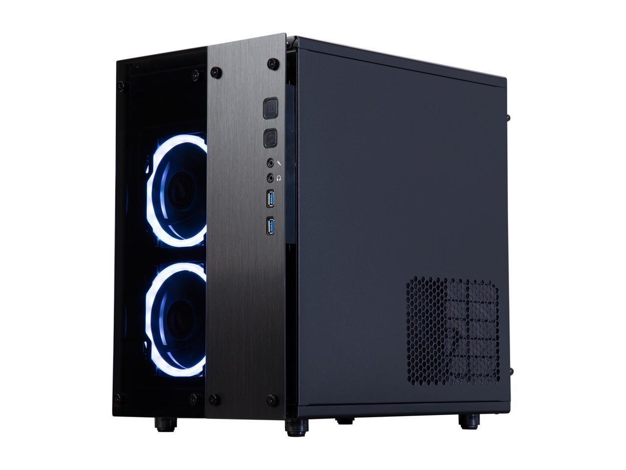 Rosewill Cullinan PX RGB Cube Mini ITX/ MicroATX/ ATX Mid Tower Gaming PC Computer Case, RGB Fans