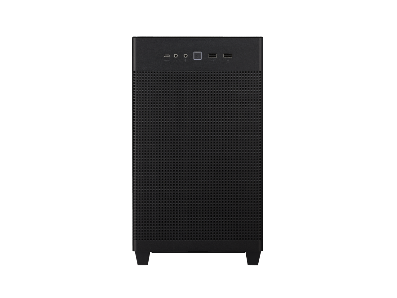 ASUS Prime AP201 Black MicroATX Tempered Glass Edition Supports Graphics Cards up to 338mm, 360mm coolers, & Standard ATX PSUs, Tool-Free side panels, Tempered Glass side & Front Panel USB Type-C®