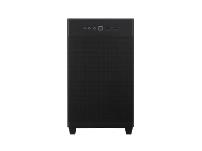 ASUS Prime AP201 Black MicroATX Tempered Glass Edition Supports Graphics Cards up to 338mm, 360mm coolers, & Standard ATX PSUs, Tool-Free side panels, Tempered Glass side & Front Panel USB Type-C®
