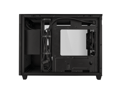 ASUS Prime AP201 Black MicroATX Tempered Glass Edition Supports Graphics Cards up to 338mm, 360mm coolers, & Standard ATX PSUs, Tool-Free side panels, Tempered Glass side & Front Panel USB Type-C®