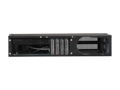 Athena Power RM-2U200H Black Aluminum / Steel 2U Rackmount Server Case 1 External 5.25" Drive Bays