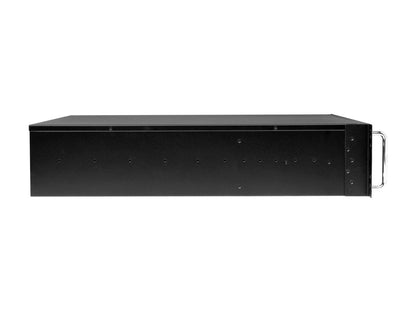 Athena Power RM-DD3U36E808 Black 1.2mm Steel 3U Rackmount Server Case 800W 80 PLUS Bronze 6 External 5.25" Drive Bays