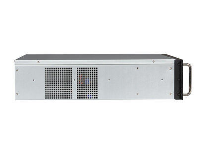 Athena Power RM-3U3046X708 3U Black Rackmount EATX Chassis 4 x 5.25" Drive Bays 700W 80 PLUS BRONZE