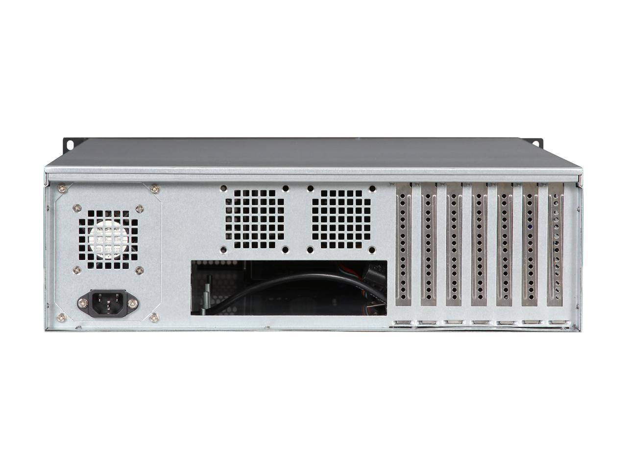 Athena Power RM-3U3046X708 3U Black Rackmount EATX Chassis 4 x 5.25" Drive Bays 700W 80 PLUS BRONZE