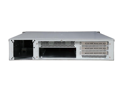 Athena Power RM-2U2083HE Black 1.0mm SGCC 2U Rackmount Server Chassis 2U Single Micro 2U Redundant (WxHxD: 2.99" x 3.3" x 9.84") Flex ATX