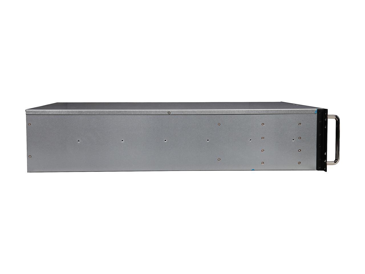 Athena Power RM-3U3163HE12 12Gb/s 3U Hot-Swap 16-Bay E-ATX Rackmount Server Chassis w/ 12Gbps Mini-SAS Backplane Supports 16 x 3.5" or 2.5" SAS / SATA SSD / HDD - Support E-ATX (12" x 13") M/B - Exter - OEM
