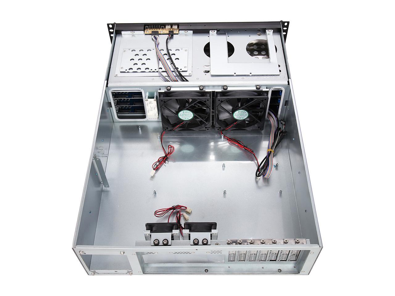 Athena Power RM-3U3163HE12 12Gb/s 3U Hot-Swap 16-Bay E-ATX Rackmount Server Chassis w/ 12Gbps Mini-SAS Backplane Supports 16 x 3.5" or 2.5" SAS / SATA SSD / HDD - Support E-ATX (12" x 13") M/B - Exter - OEM