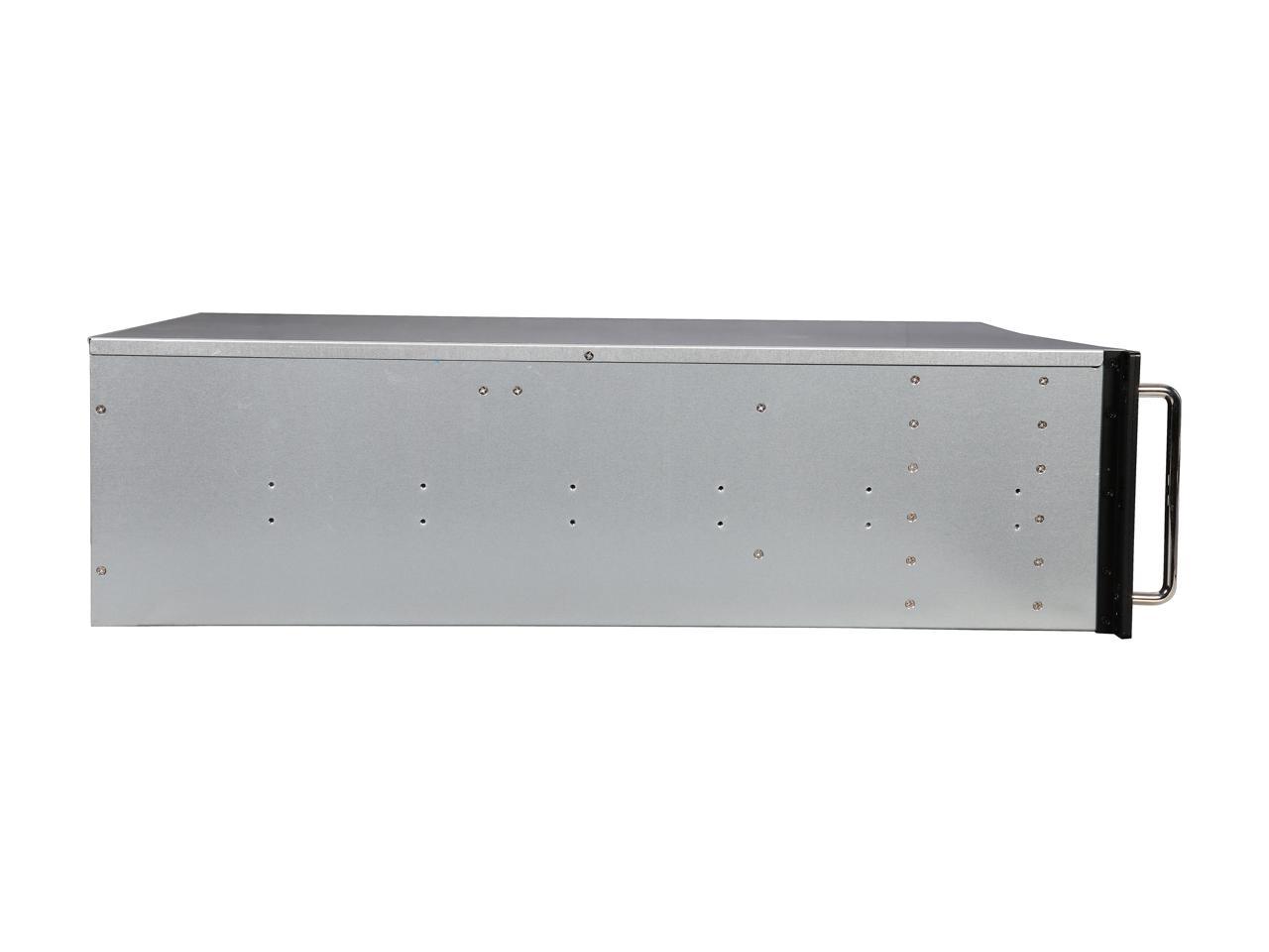 Athena Power RM-4U4243HE12 12Gb/s 4U Hot-Swap 24-Bay E-ATX Rackmount Server Chassis w/ 12 Gbps Mini-SAS Backplane Supports 24 x 3.5" or 2.5" SAS / SATA SSD / HDD - Support E-ATX (12" x 13") M/B - Supp - OEM