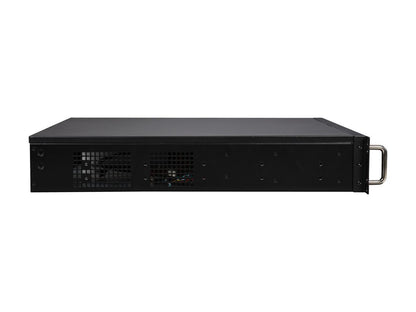 Athena Power RM-2UWIN525 Black 1.2mm SECC 2U Rackmount Server Case PS2 Single (Front) PS3 Single (Front) 1 External 5.25" Drive Bays - OEM