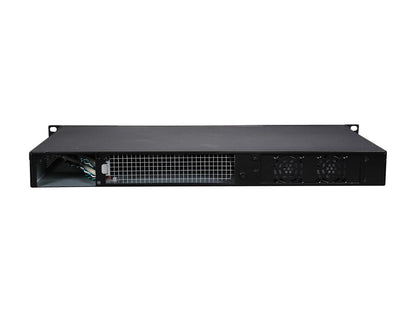 Athena Power RM-1UC138 Black 1.0mm SECC 1U Rackmount Server Case FlexATX Single (not included) 1 External 5.25" Drive Bays - OEM