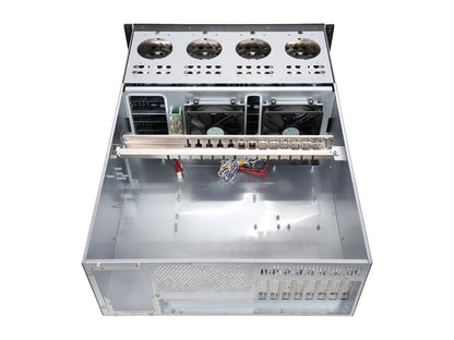 Athena Power RM-4UG4243HE12 Black SGCC (T=1.2mm) 4U Rackmount Server Case - OEM