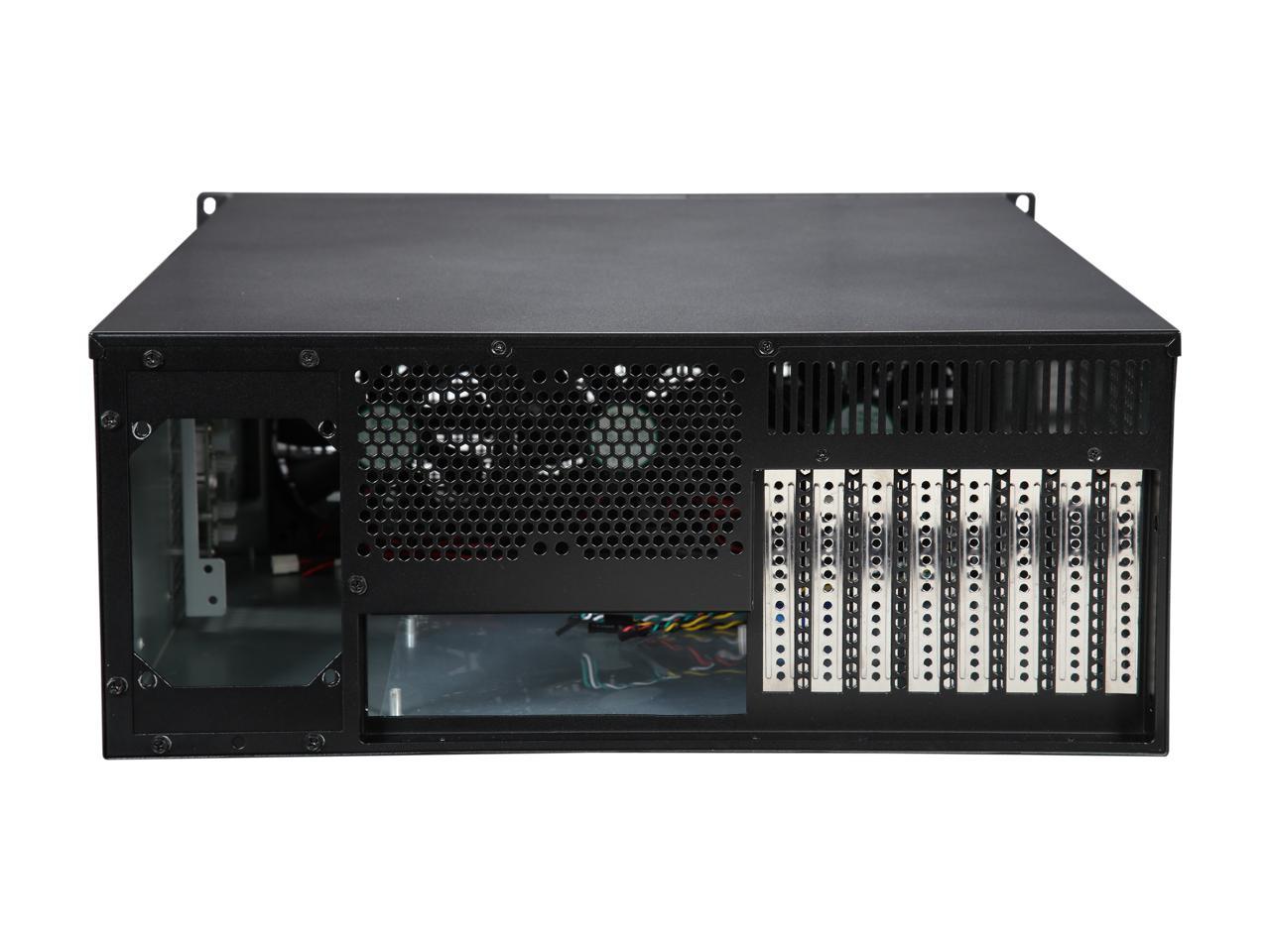 Athena Power RM-4U8G1043 Black SGCC (T = 1.2mm) 4U Rackmount Server Case - OEM