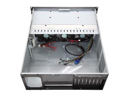 Athena Power RM-4U8G1043 Black SGCC (T = 1.2mm) 4U Rackmount Server Case - OEM