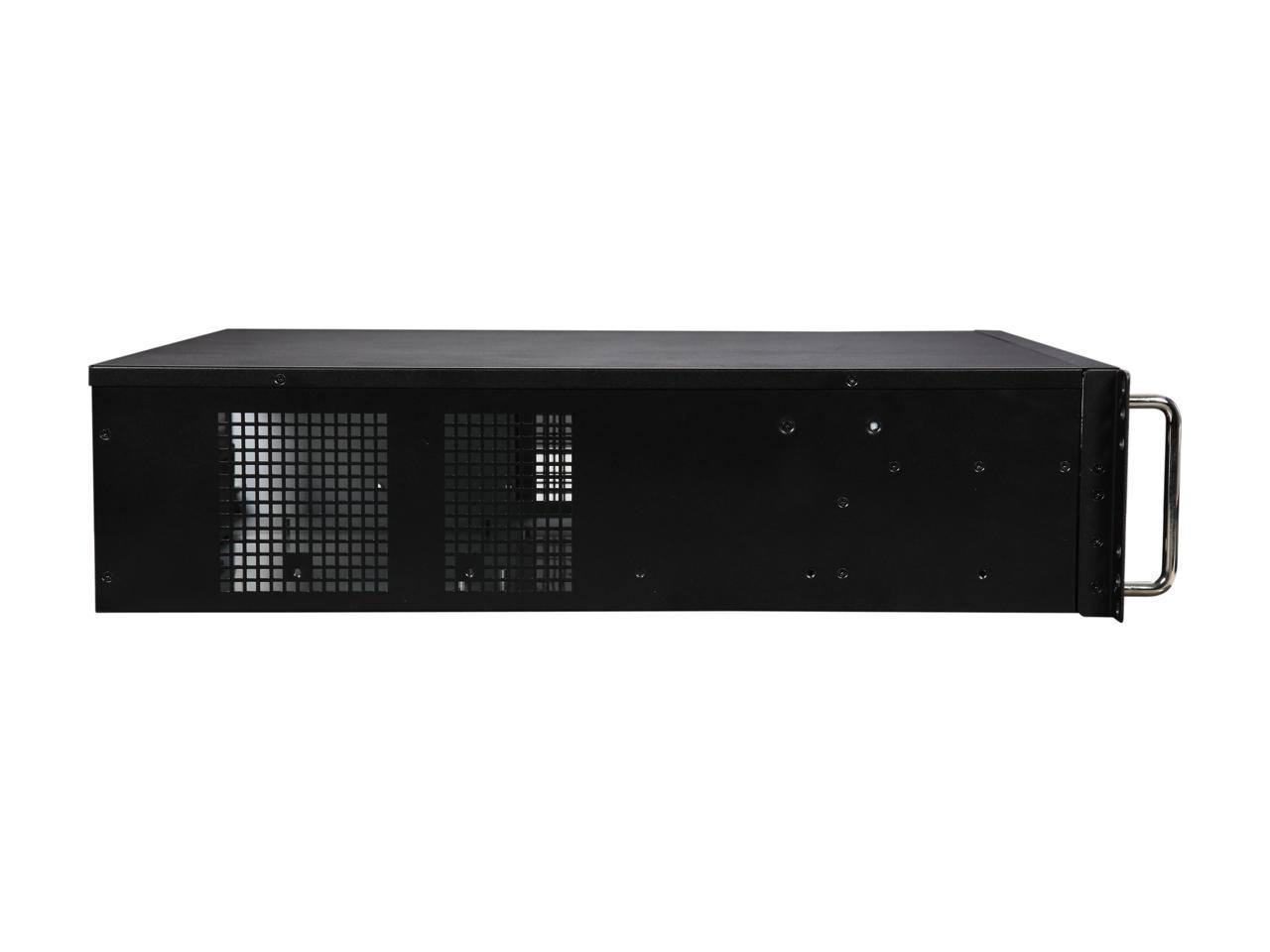 Athena Power RM-3U8G1043 Black SGCC (T=1.2mm) 3U Rackmount Server Case - OEM