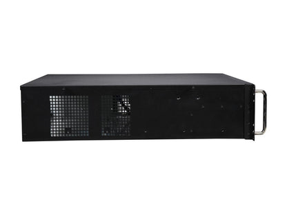 Athena Power RM-3U8G525 Black SGCC (T=1.2mm) 3U Rackmount Server Case 2 External 5.25" Drive Bays - OEM