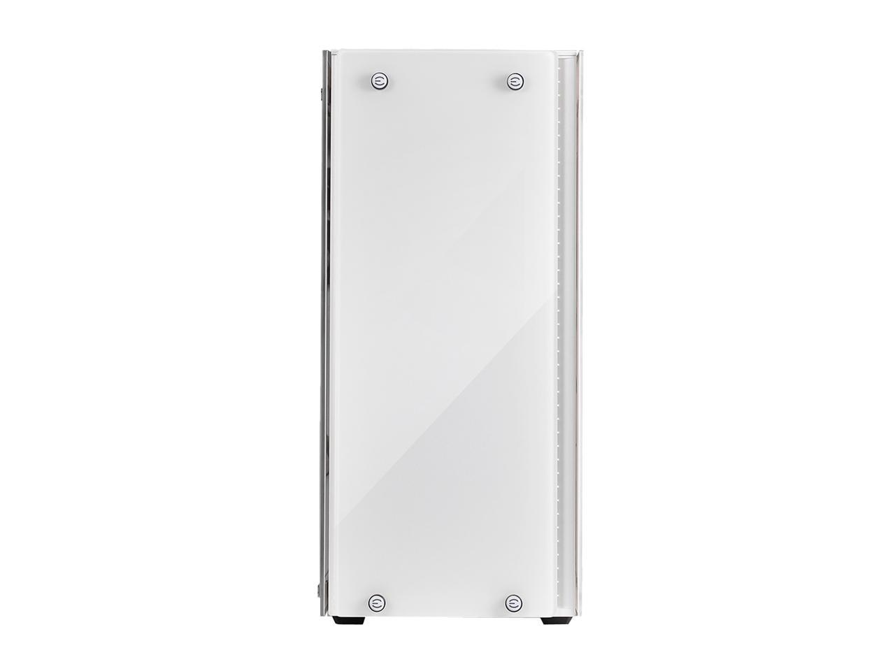 EVGA DG-76 Alpine White Mid-Tower, 2 Sides of Tempered Glass, RGB LED and Control Board, Gaming Case 166-W1-2232-KR