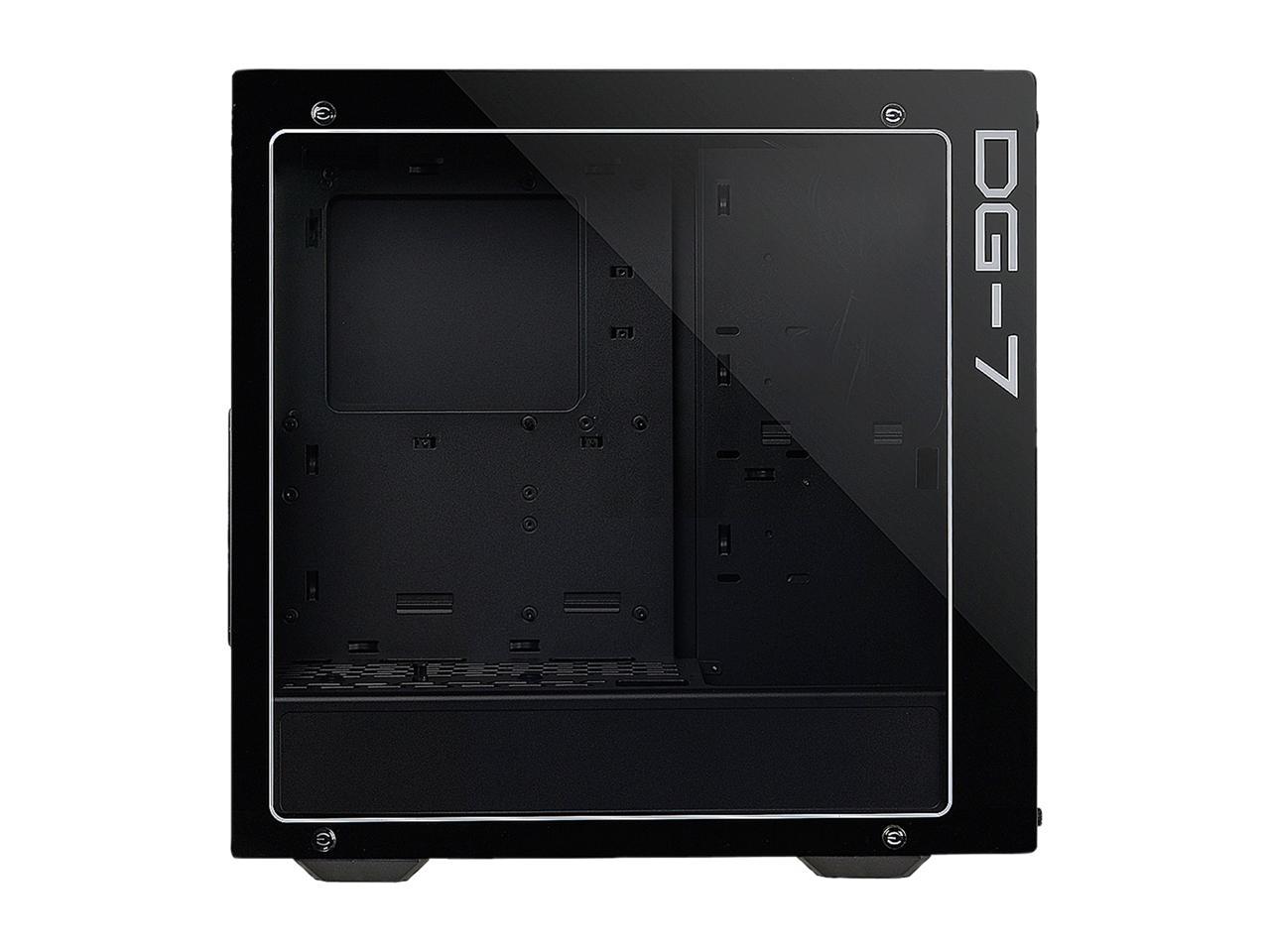 EVGA DG-75 Matte Black Mid-Tower, 2 Sides of Tempered Glass, Gaming Case 150-B0-2020-KR