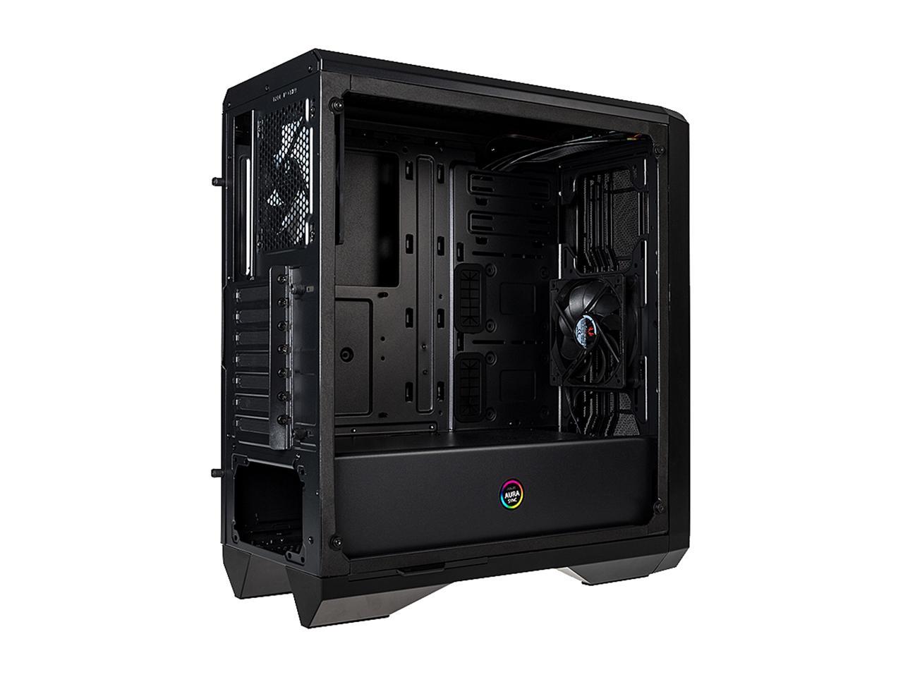 BitFenix Enso Mesh Case Black, Mesh Front Panel, Tempered Glass Window Side Panel, ATX/Micro ATX/Mini ITX Form Factor, Asus AURA SYNC 3 pin Addressable RGB LED, ATX PSU Compatible BFC-ESM-150-KKWGK-RP