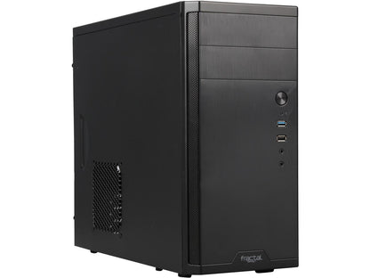 Fractal Design Core 1100, Black, Micro ATX, Mini Tower, Computer Case