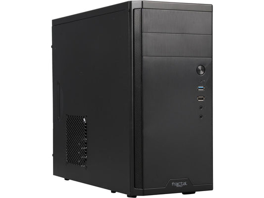Fractal Design Core 1100, Black, Micro ATX, Mini Tower, Computer Case