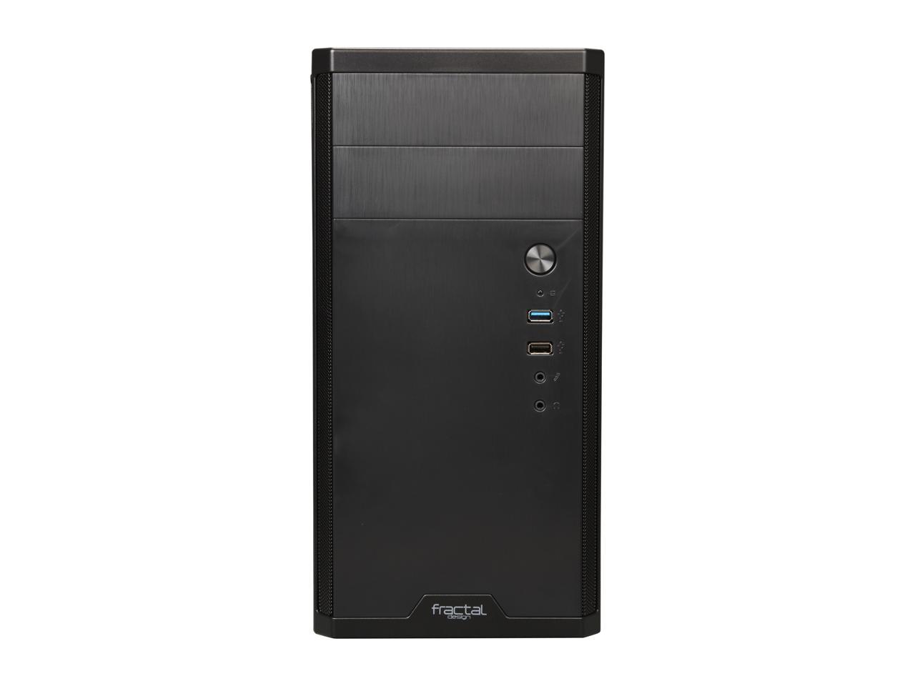 Fractal Design Core 1100, Black, Micro ATX, Mini Tower, Computer Case