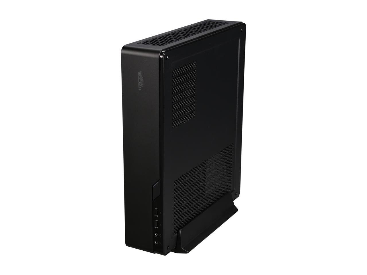 Fractal Design Node 202 Black with Integra SFX 450w PSU Slim Profile Mini-ITX Computer Case