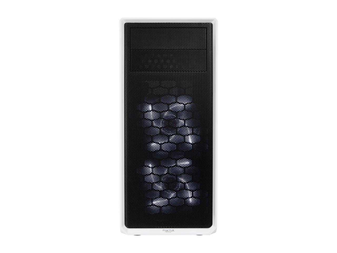 Fractal Design Focus G White ATX Mid Tower Computer Case, FD-CA-FOCUS-WT-W